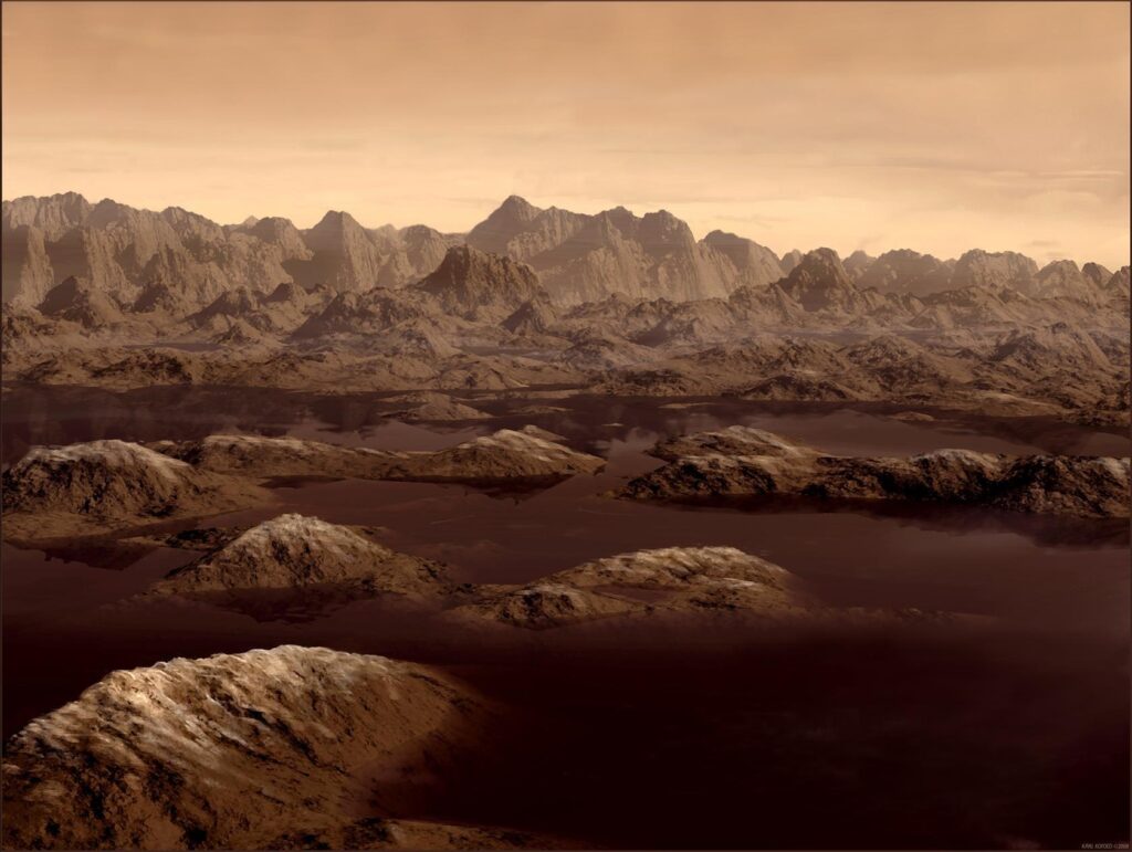 На Титане найдена органика