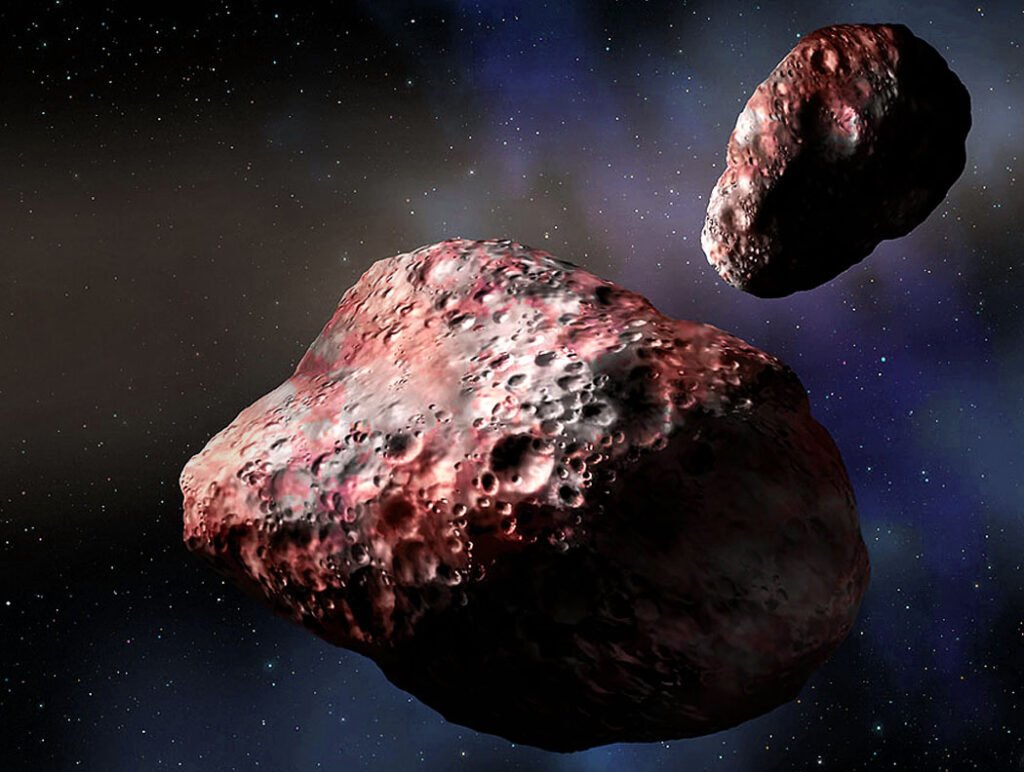 Два красных объекта были найдены в поясе астероидов, но их там быть не должно 1