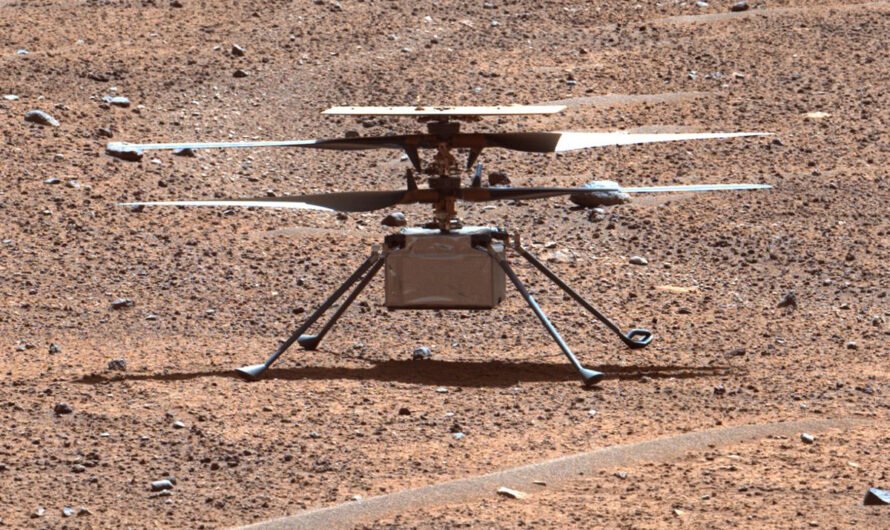 Марсианский вертолет NASA Ingenuity совершил 54-ый полет