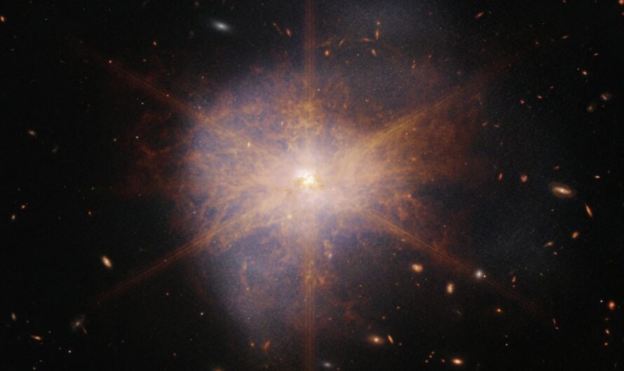 «Джеймс Уэбб» показал пару сливающихся галактик