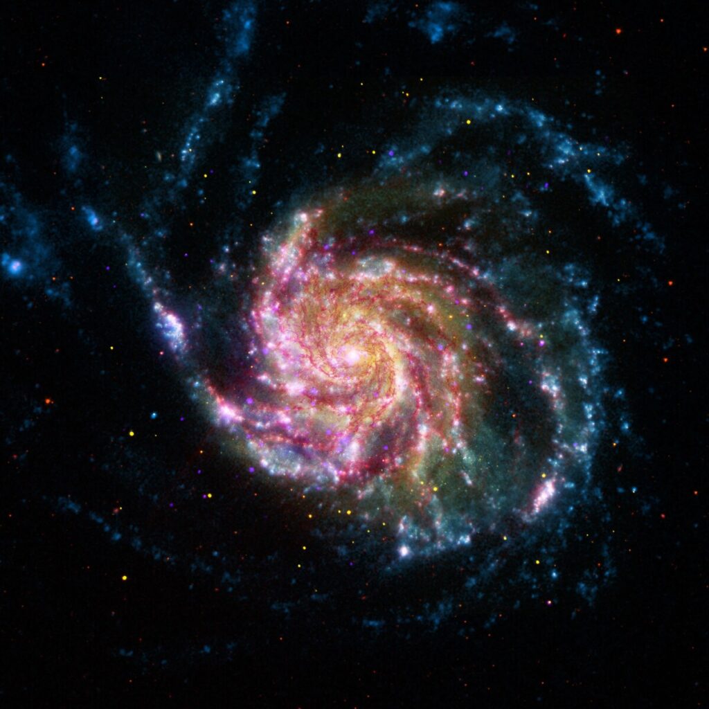 Спиральная галактика Вертушка (M101) 1