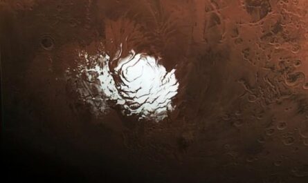 Ученые изучают полярные льды Марса