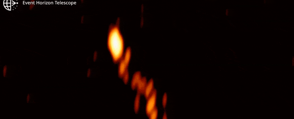 Опубликован новый снимок с телескопа EHT, который впервые запечатлел черную дыру