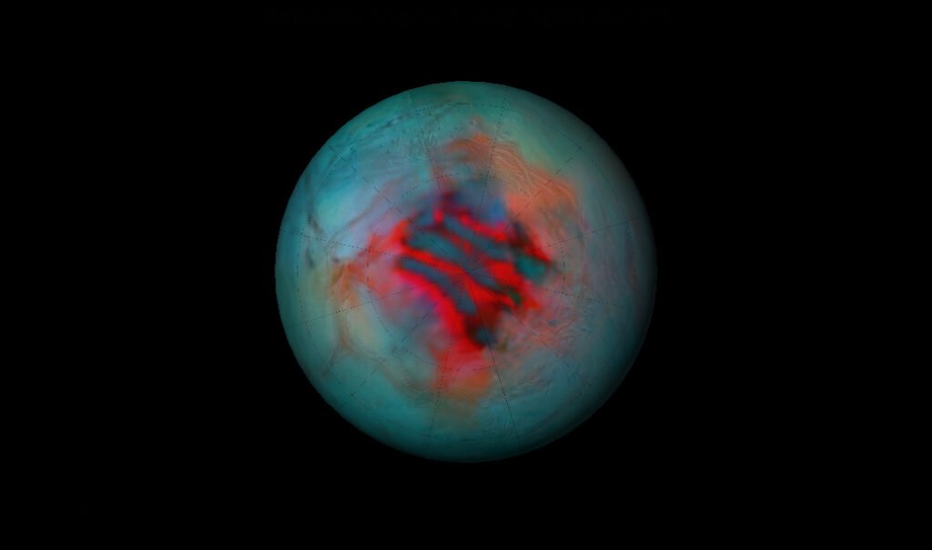Ученые NASA обнаружили следы "свежего льда" на поверхности Энцелада