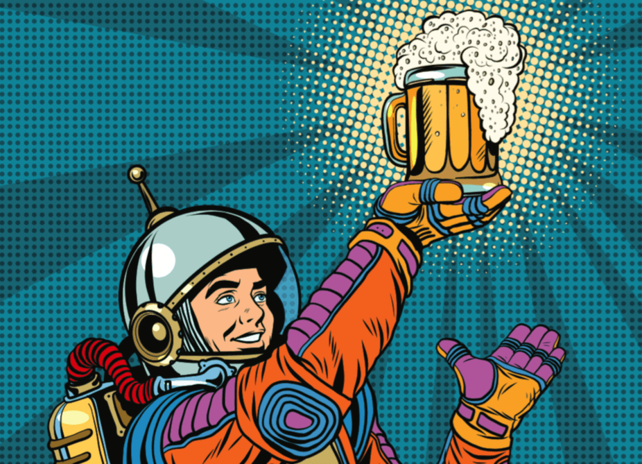 Оказывается, что астронавты провозят выпивку на МКС