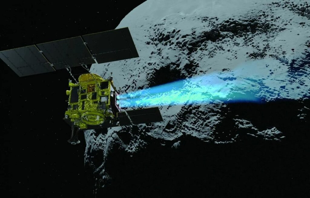 Миссия "Хаябуса-2": посадка на астероид Рюгу и сбор образцов грунта (Видео)