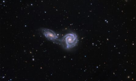 Very Large Telescope показал "танец" двух галактик