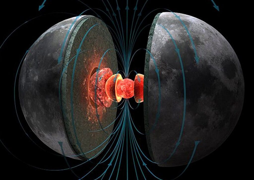 Следы магнитного поля Луны пошатнули основы космологии