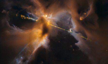 NASA показало "световой меч" в космосе