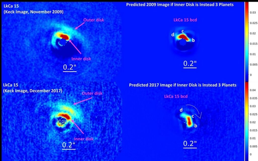 Астрономы получили снимки зарождающейся планетной системы LkCa 15