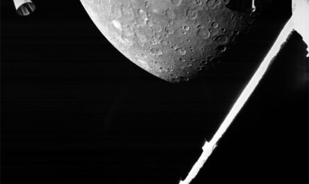 Космический аппарат ESA/JAXA BepiColombo пролетел возле Меркурия