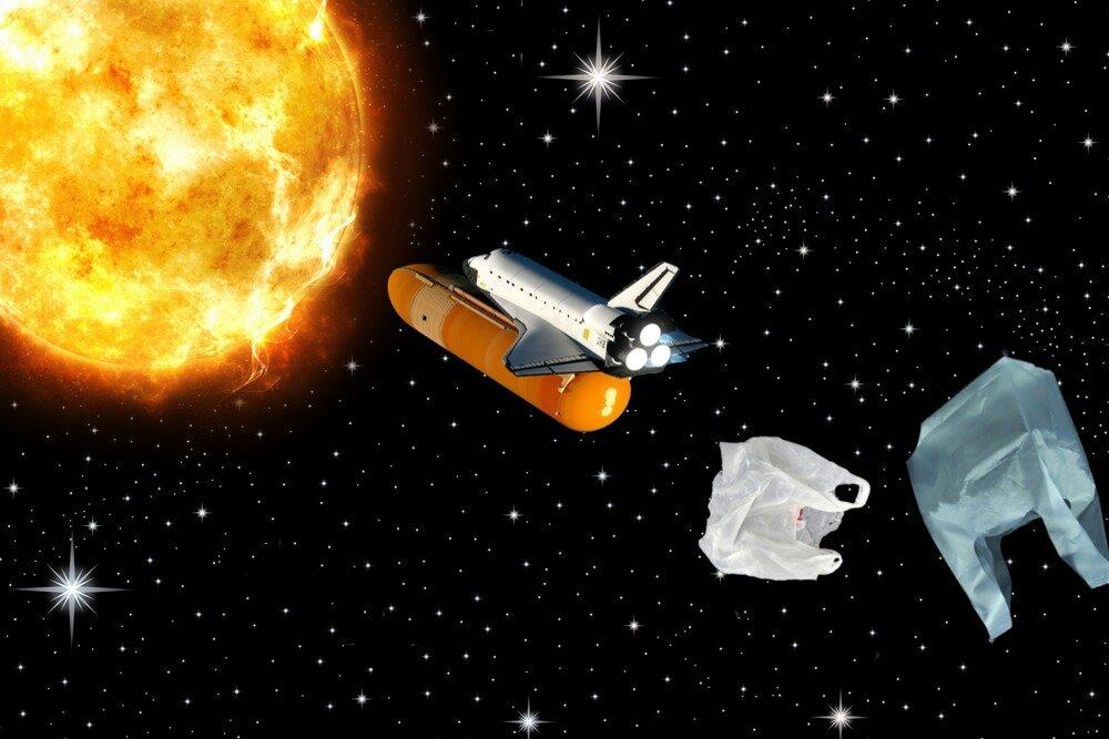 Можно ли избавиться от пластиковых отходов, запустив их в космос?