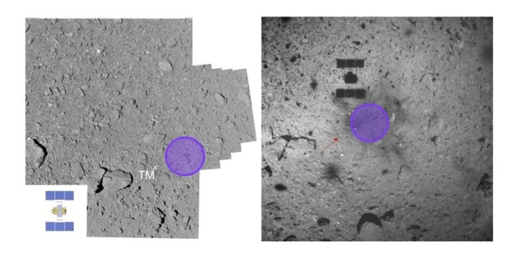 Миссия "Хаябуса-2": снимок астероида после получения образцов