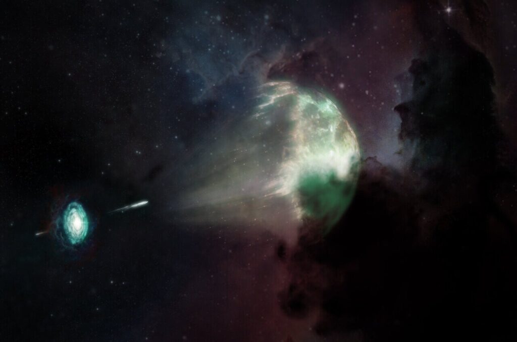 Астрономы наблюдали гамма-всплеск, порожденный столкновением нейтронных звезд