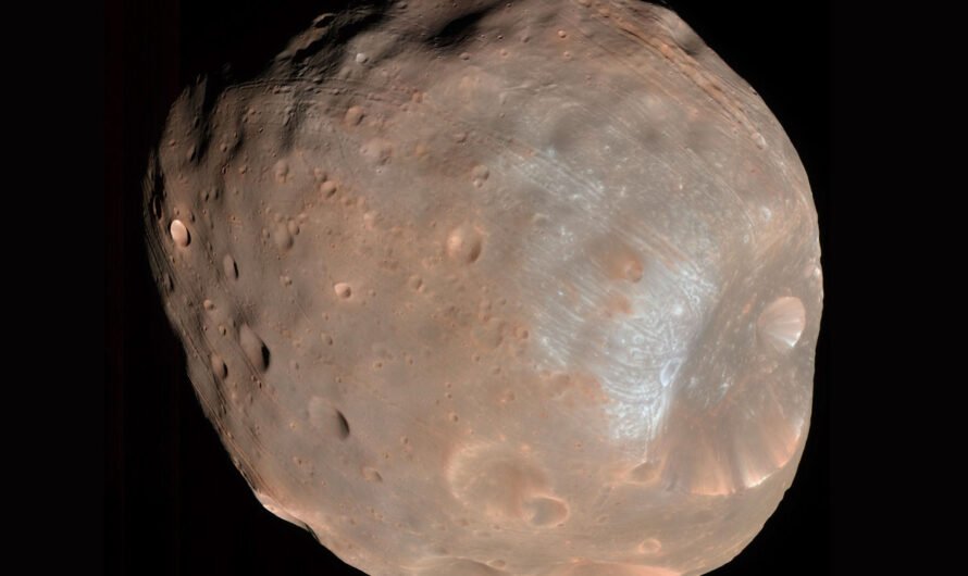 Фобос — крупнейший из двух спутников Марса