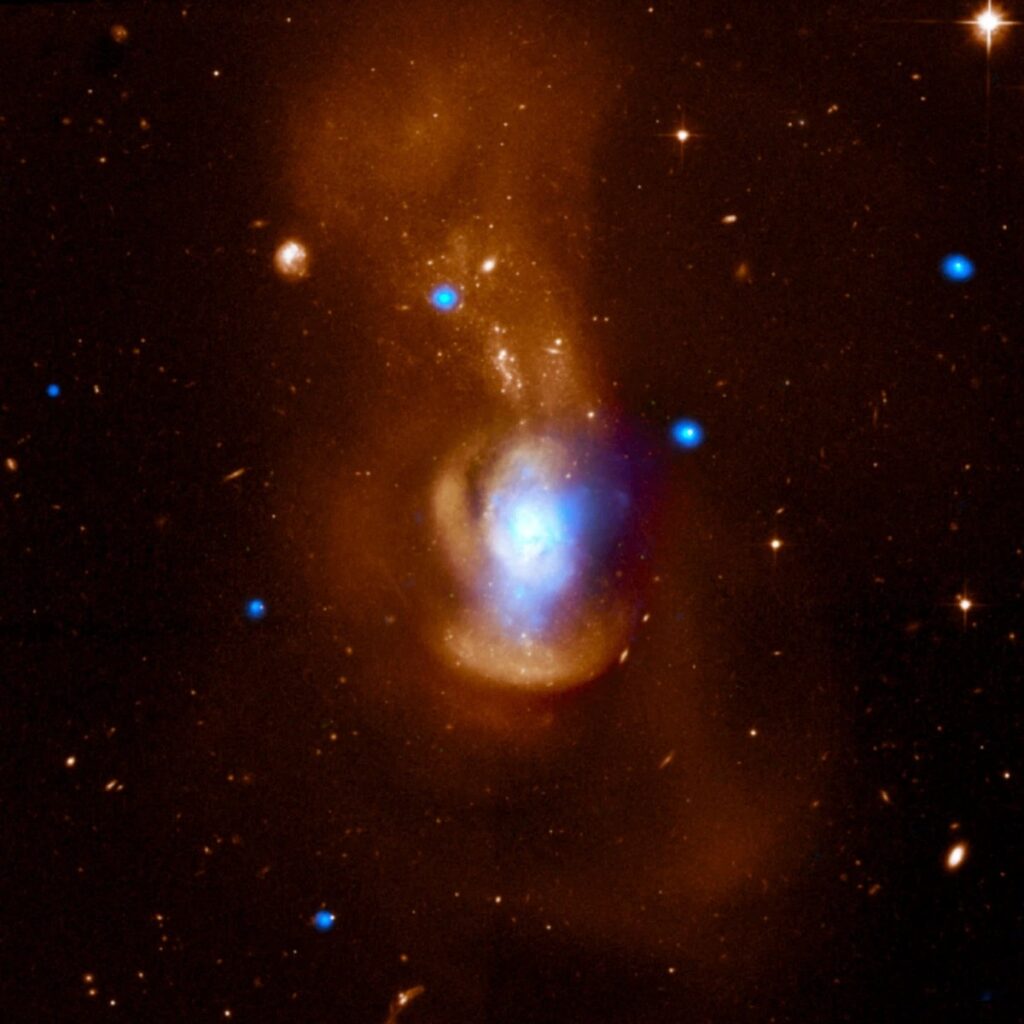 Галактика "Слияние Медузы" (NGC 4194)