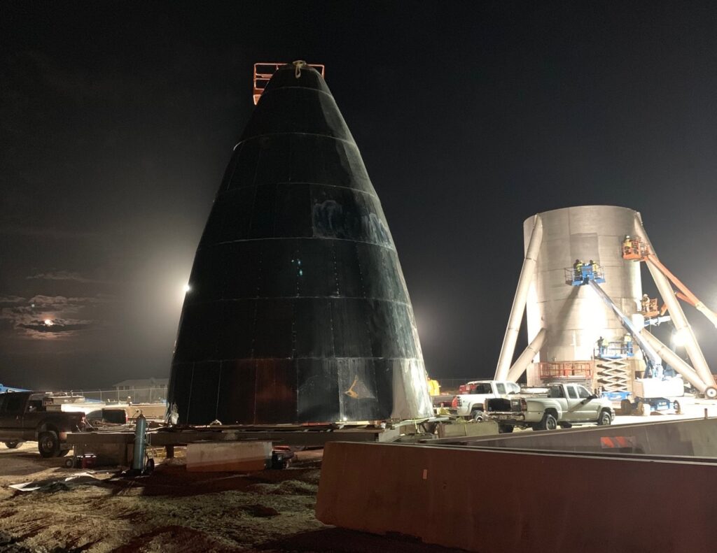 Компания SpaceX готовится к испытаниям прототипа космического корабля Starship