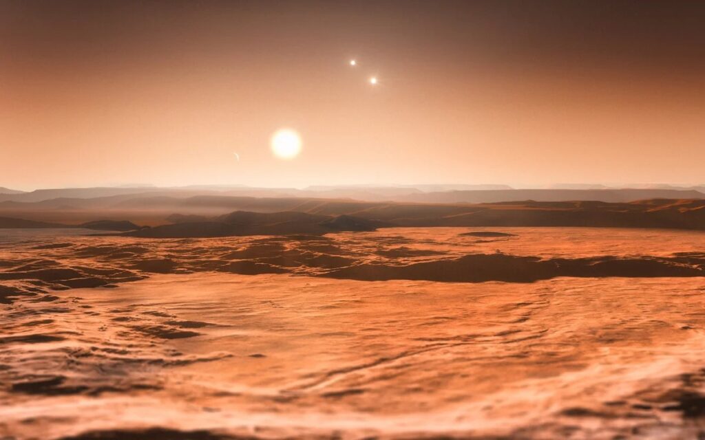 Потенциально обитаемая экзопланета Gliese 677C f 1