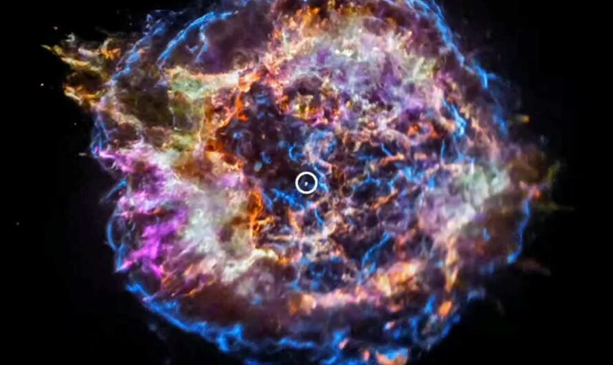 Остаток сверхновой Кассиопея A «глазами» космической обсерватории NASA «Чандра»